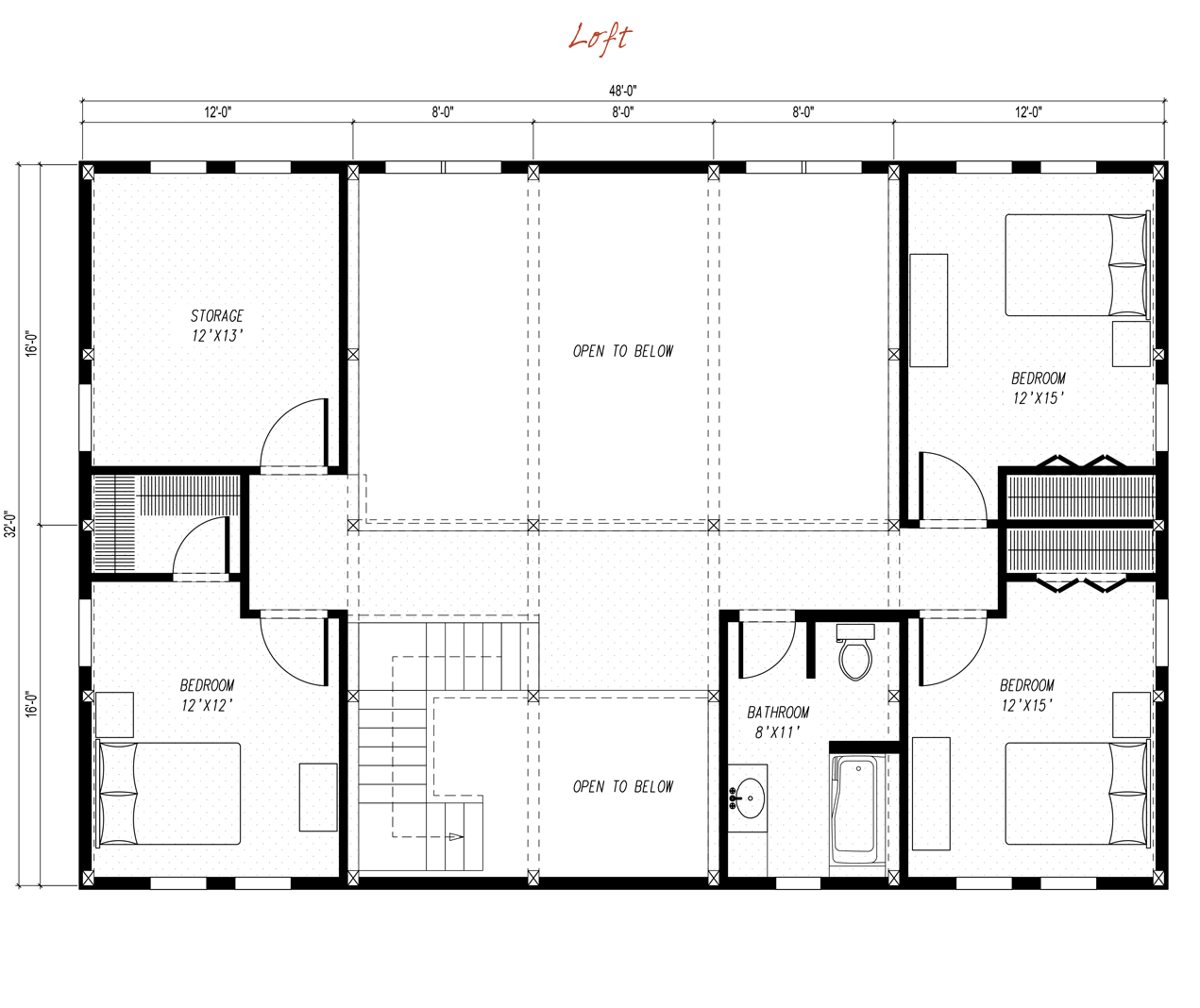 The floor plan for a two bedroom house with an attached living room and ... The floor plan for a two bedroom house with an attached living room and ...